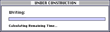 Website construction progress bar